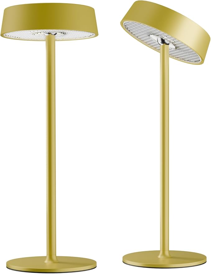 Cordless Lamp, Outdoor Waterproof, Dimmable Touch Control 3 Color Temperature, Battery Operated Portable, RGB, LED Memory Function, Rechargeable Table Lmap, Desk Lamp, Patio Dinning Restaurant Kitchen