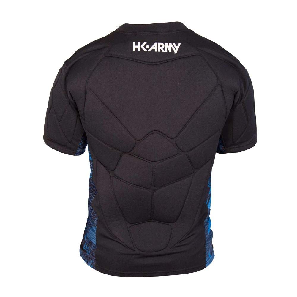 HK Army Crash Chest Protector - High-Impact Protective Gear for Paintball & Airsoft - Lightweight Safety Armor Vest - Black, Size XL/XXL