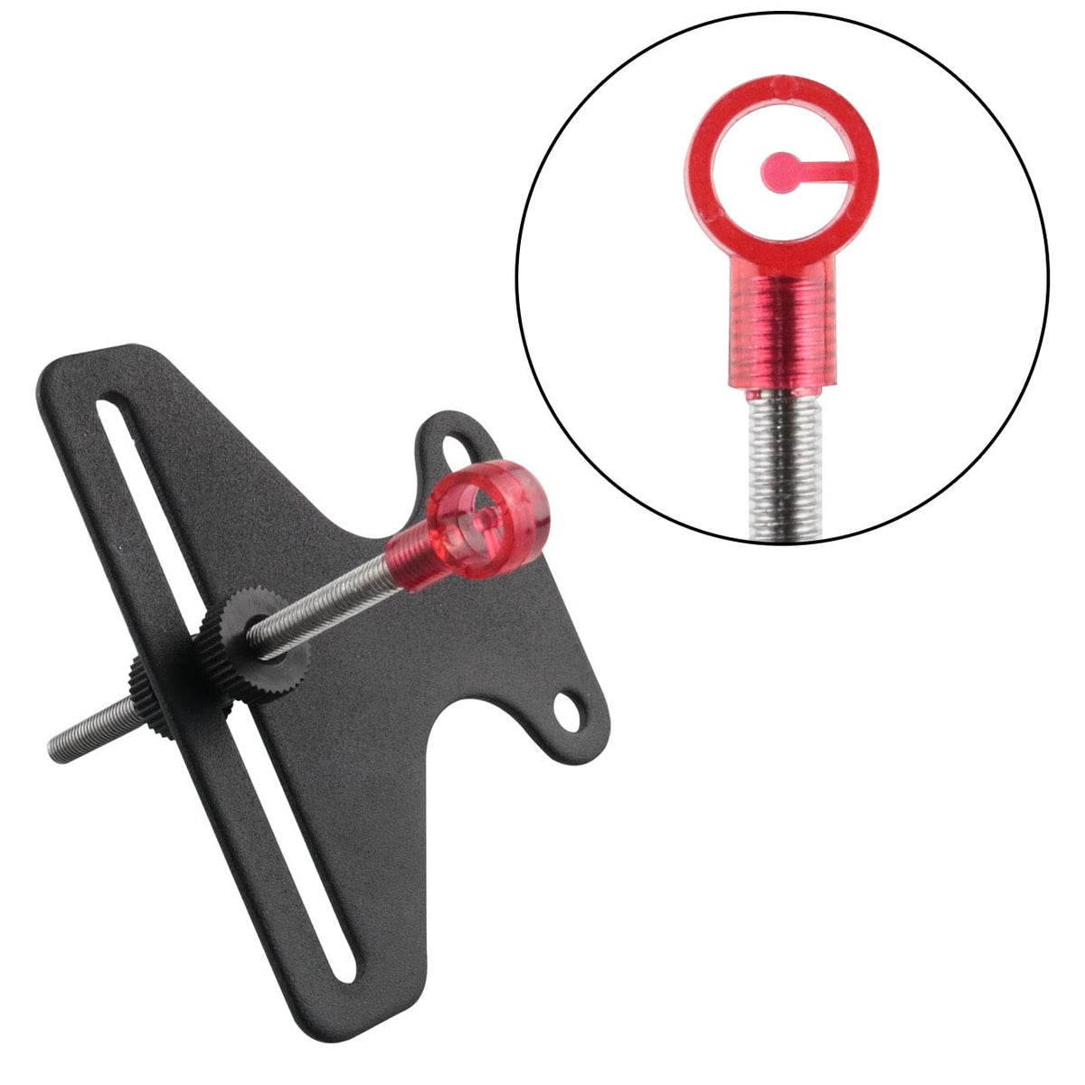 WHYHKJ Archery Bow Sight - Stainless Steel Single Pin Recurve Bow Sight for Hunting & Shooting Accessories