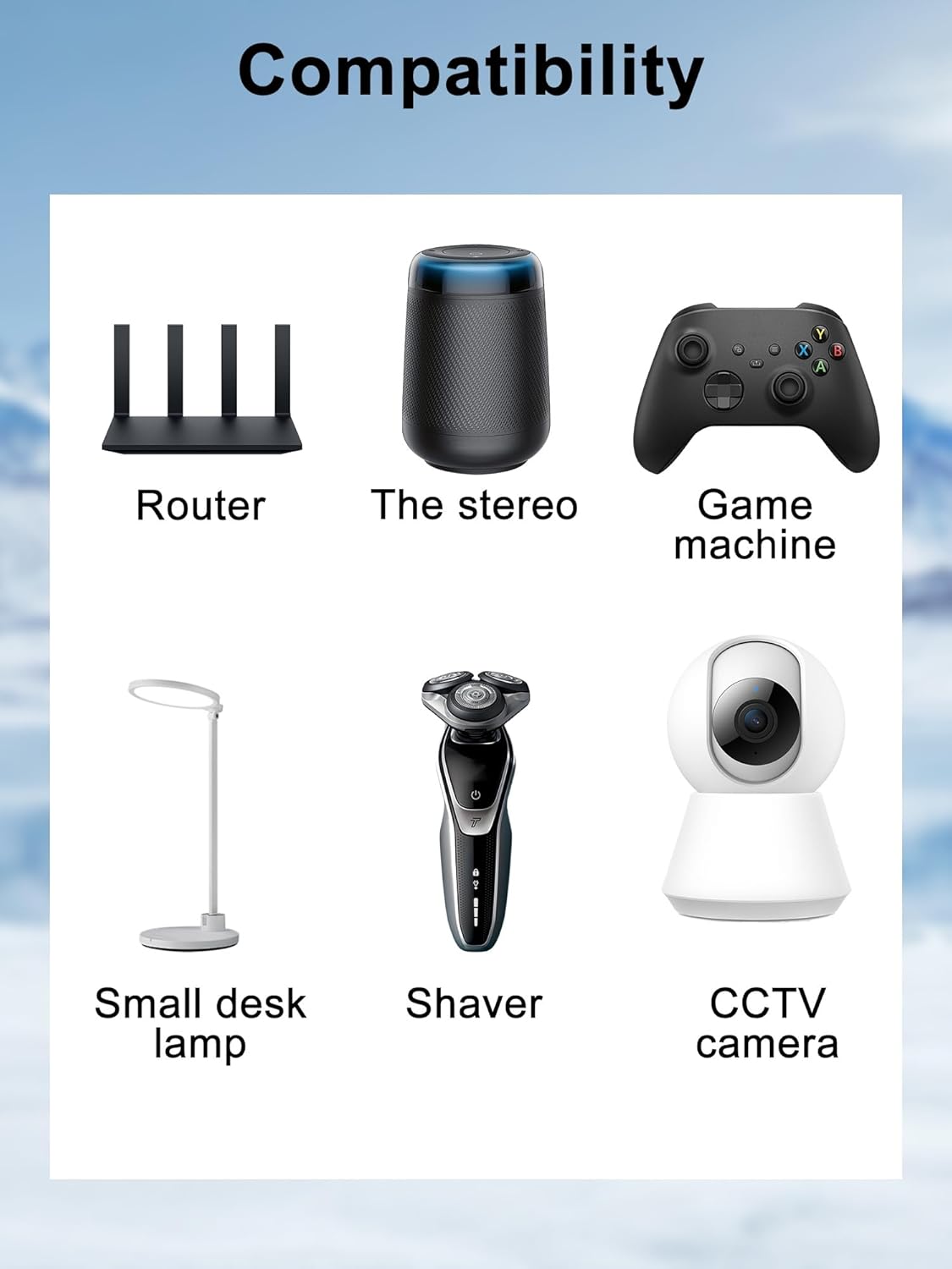 XWNV F6 4.4 AC Adapter Compatible with Smart Multimedia Player Quad-Core Android Charger Power