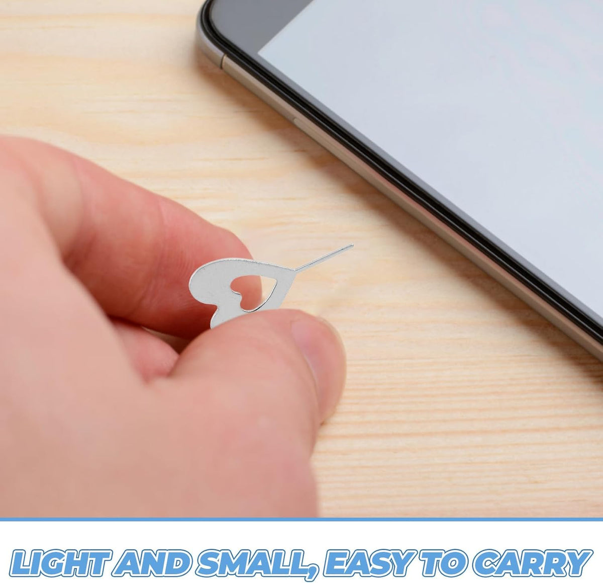 100pcs MAGICLULU Sim Card Ejector Pin Mobile Phone Card Removal Tool Universal Sim Tray Extractor Needles Maintenance