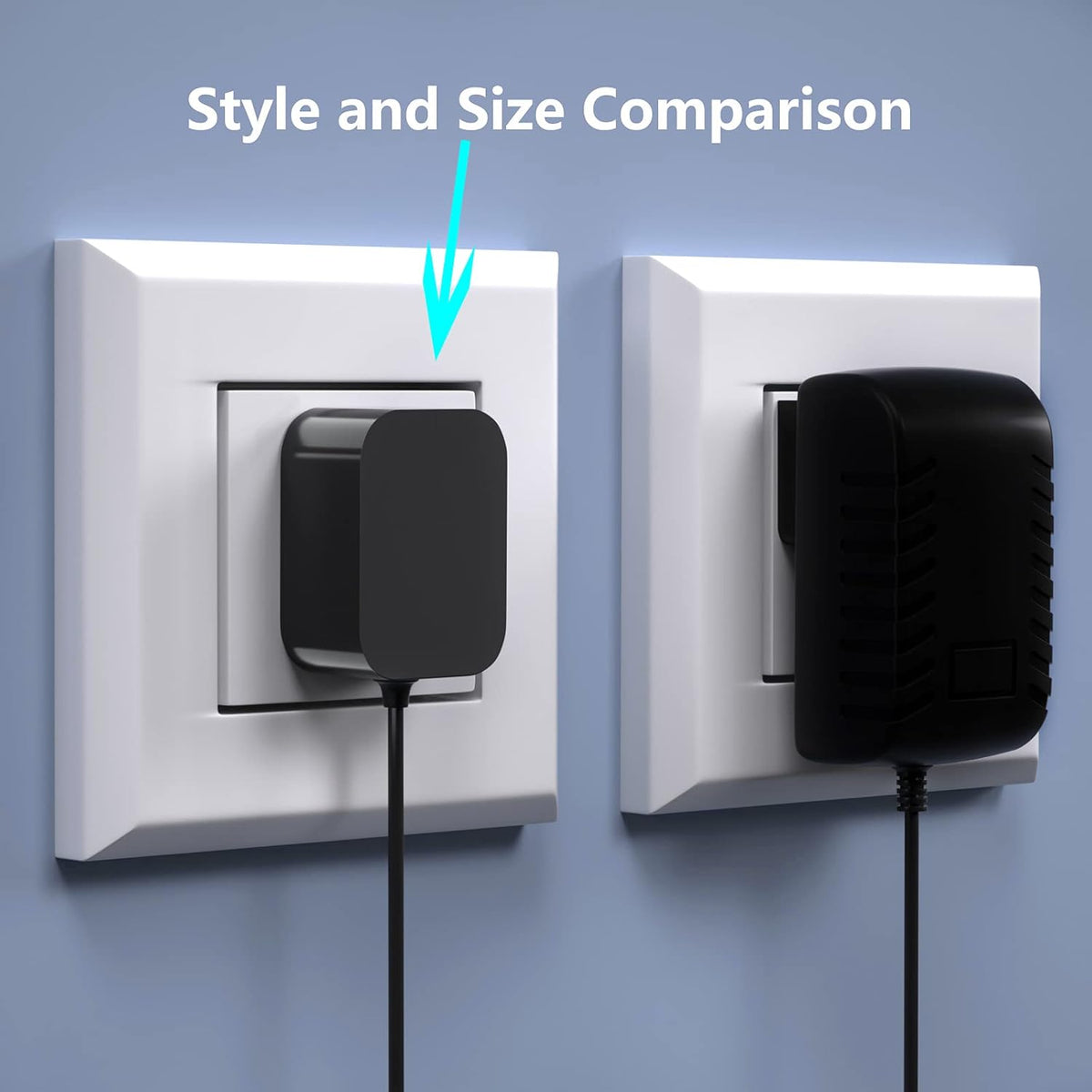 vhbw 5.9Ft 5V/1A Replacement Wall Power AdapterCompatible with Smart Lighting Bridge Hub