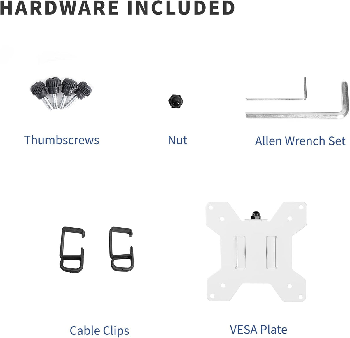 VIVO 1 27 inches, PT-SD-AM01AW Fully Adjustable Single Monitor Arm for Desk Mount Stand, Monitor Arm for Screen up