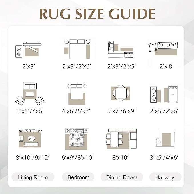 FMFUNCTEX 10x14 Washable Abstract Area Rug Brown Beige Neutral Modern Large Non Slip Carpet for Living Room Bedroom Soft Accent Low Pile Indoor Mat Accent Throw Rug for Dining Kitchen Office Nursery