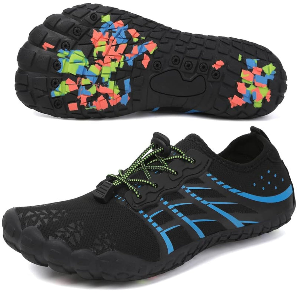 LIZRHA Water Shoes for Men and Women Quick Dry Aqua Swim Barefoot Shoes for Outdoor Fishing Beach Pool Boat Surfing Walking Water Park and Yoqa Activities
