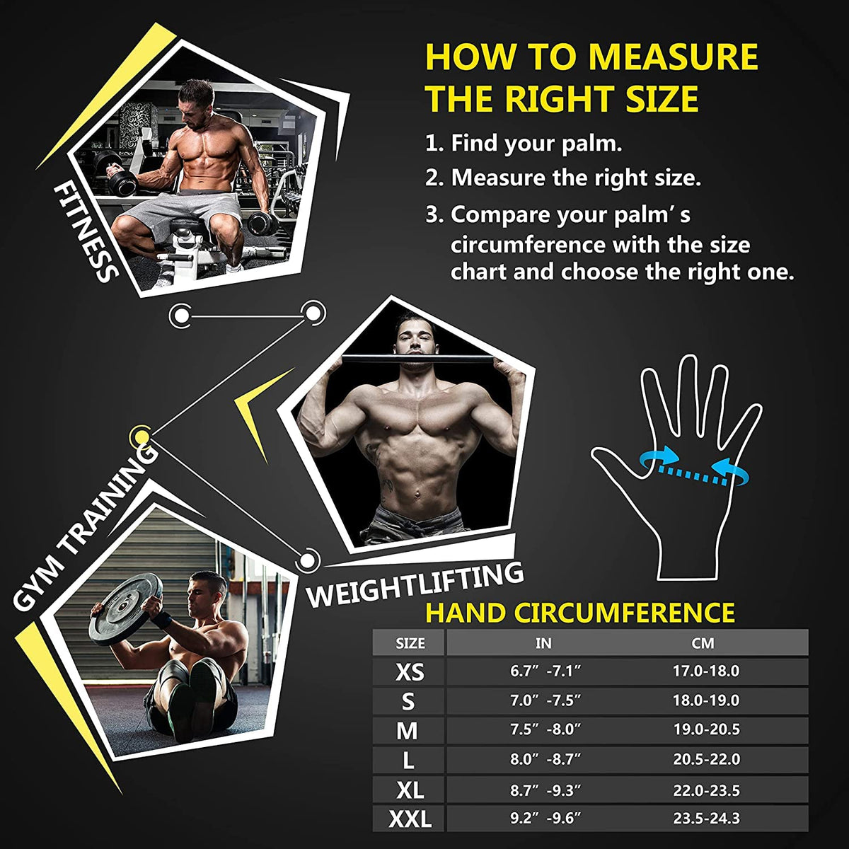 ihuan Ventilated Weight Lifting Gym Workout Gloves with Wrist Wrap Support for Men & Women, Full Palm Protection, for Weightlifting, Training, Climbing, Fitness, Hanging, Pull ups (Orange, XS)