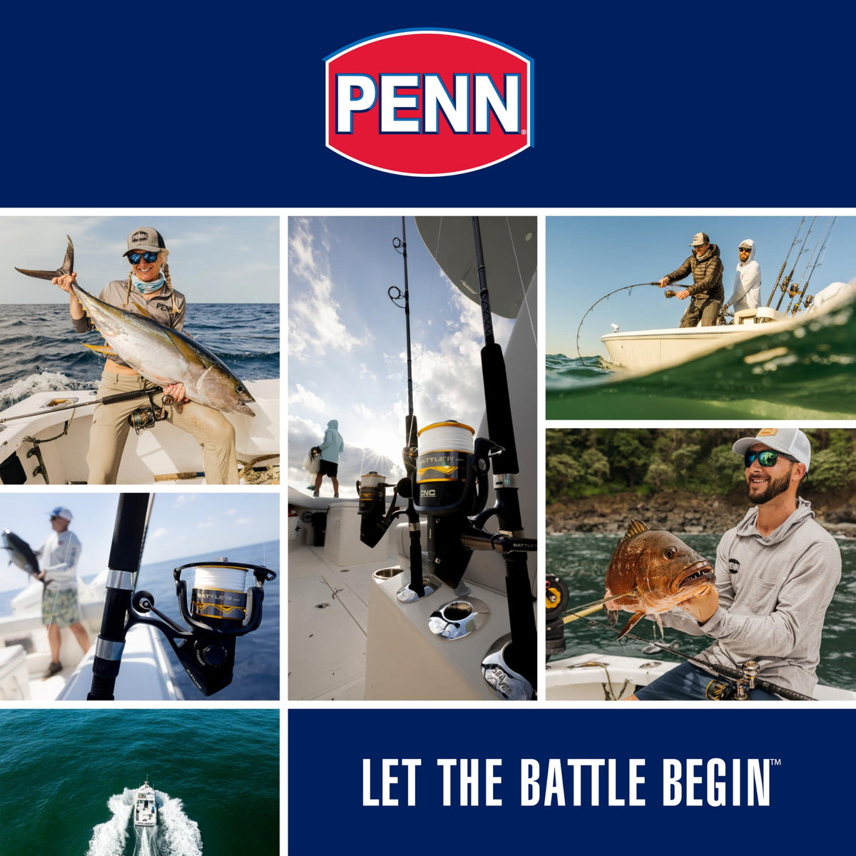 Penn Pursuit V Travel Spinning Reel 7' 3-PieceFishing Rod Combo, Graphite Composite Rod Blank Construction, EVA Handles