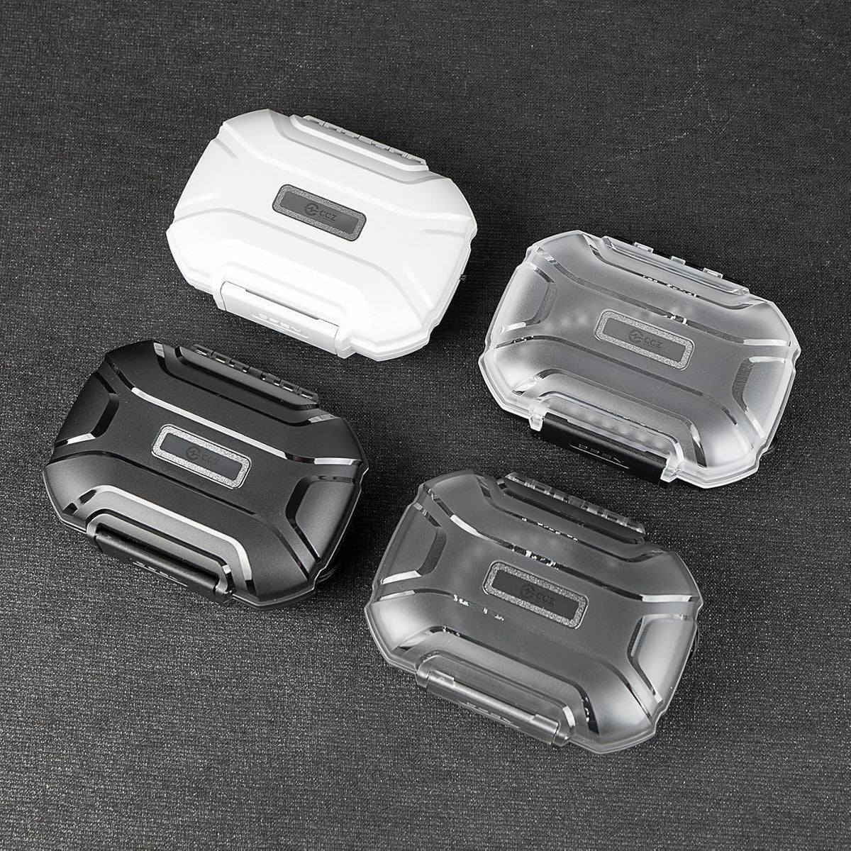 YINYOO ZC01 ZS10 SE215, KS1, ZS12 2, AS16 CCZ Hard Shell IEM Case for KZ Pro in Ear Monitor, Travel Portable Earbuds