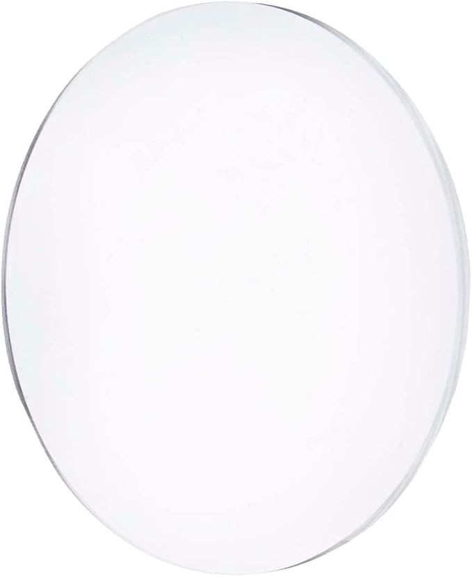 Marketing Holders Acrylic Round Sheet 7" Clear Circle Flat for DIY Crafts Wall Safer Light Weight 1/8" Plastic Center Piece Wedding Events