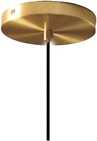 Spherical LED Clear Glass Hanging Light, Creative Single Pendant Light, Ceiling Light Base on E27 Gold Lamp Holder (30CM)