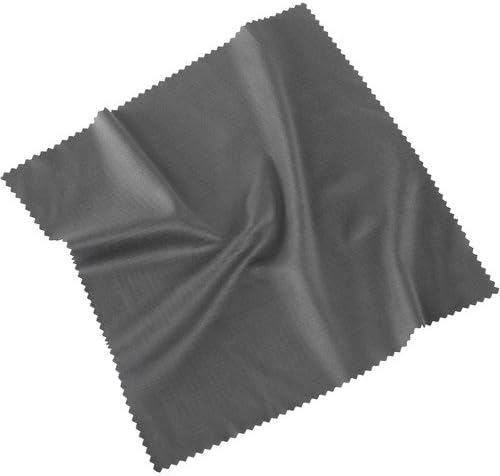 Gray Microfiber Lens Cleaning Cloth for Glasses & Screens