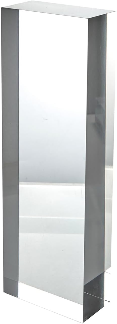 CiaoHER 2in Thickness Solid Acrylic Cube Display Block Clear Polished Pedestal Stand Riser Solid Base 2" x 4" x 12", 1 Pack