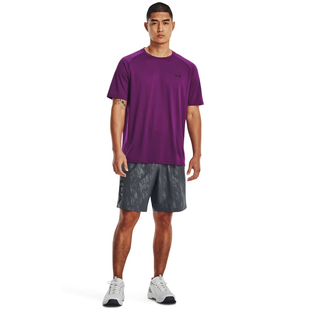 Under Armour Men's Tech 2.0 Short-Sleeve T-ShirtDISC, (514) Rivalry / / Black, Small