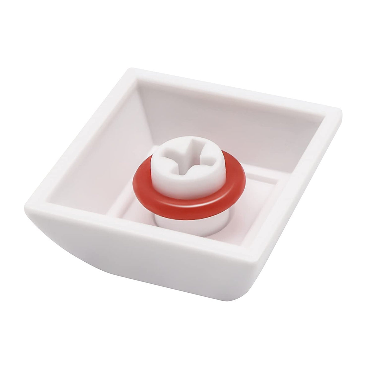 ThreeBulls 120Pcs Clear Rubber O-Ring Keyboard, O-Rings Keycaps, Switch Dampeners Keycap, for Cherry MX Key Switch