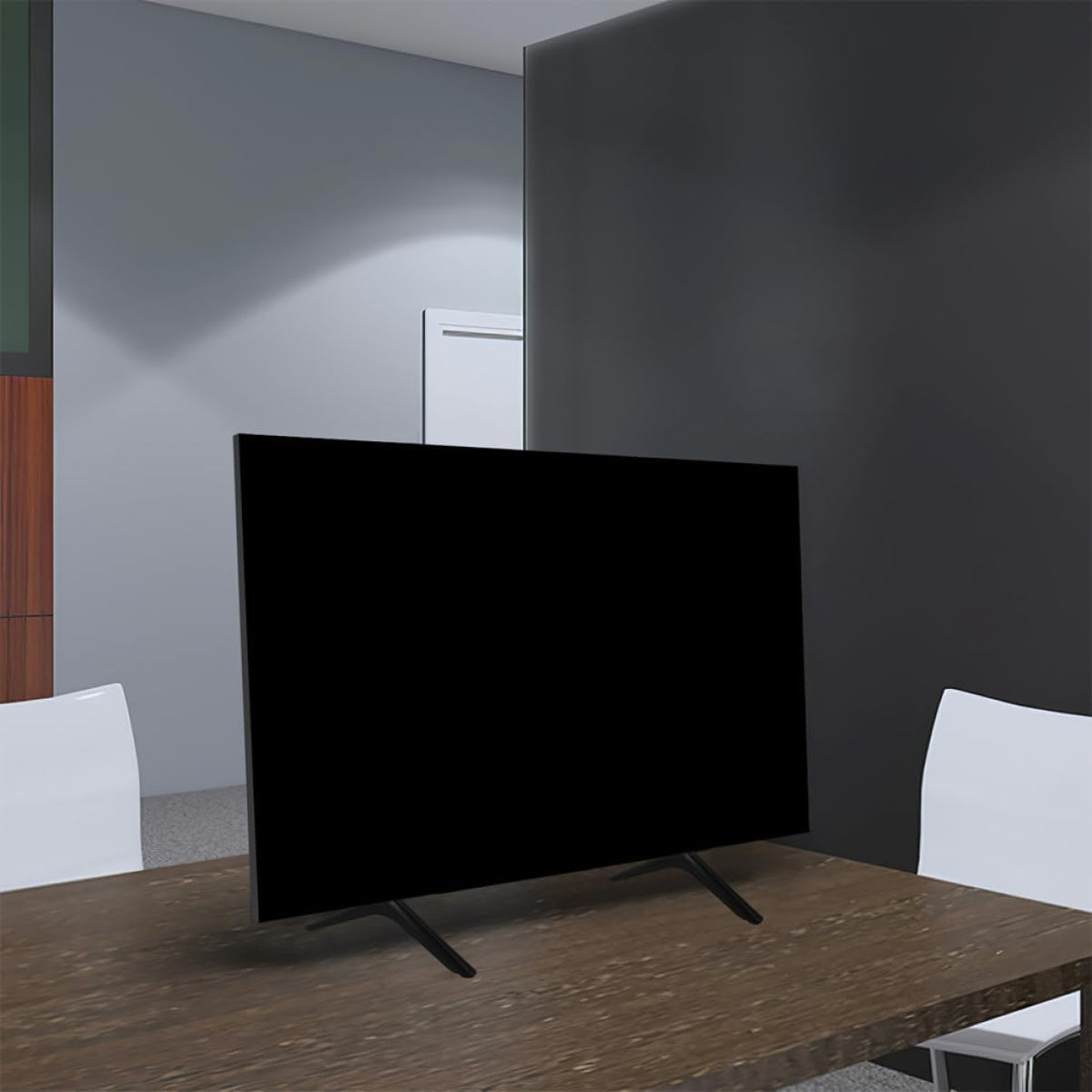 Cabilock Heavy-Duty No-Drill TV Stand - Modern Aluminum Alloy Base for Bedroom