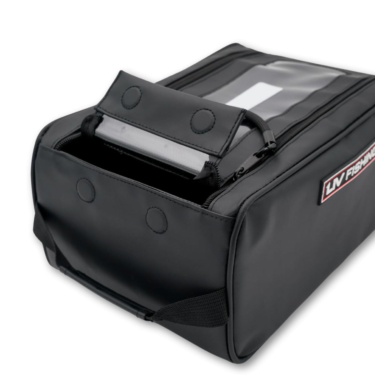 LIV FISHING EZ Standard Tackle Bag - Tackle Storage Bag, Durable, Waterproof Material, Easy-grip Pull Handle for Quick, Effortless Access, Standard Size