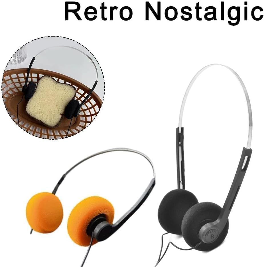 GOUDOGEDC Headset,Headphone,for Retro Over-Ear Headphone,Vintage Feelings Underwire Headphones,Retro Lightweight