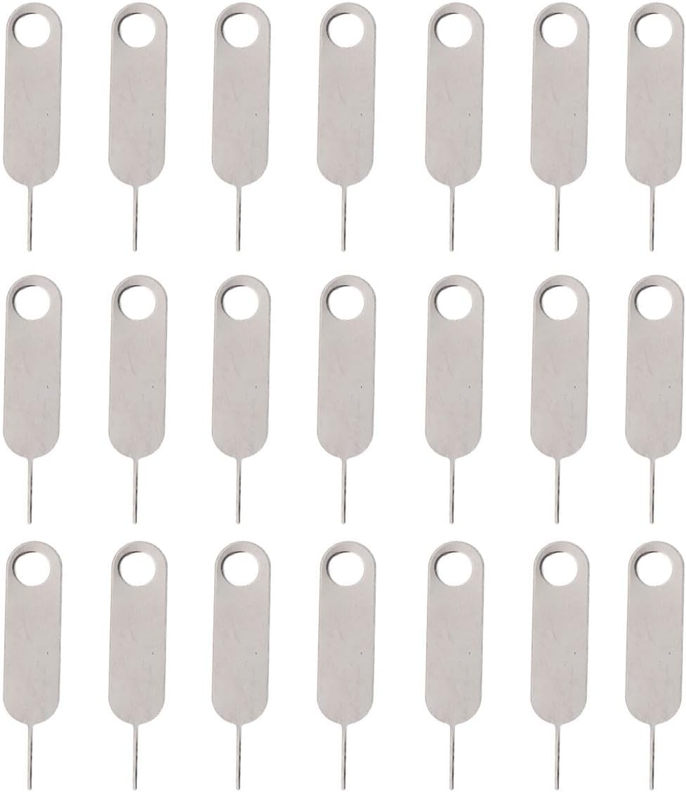 100pcs Set Artibetter Universal Sim Tray Remover Pin Tool for Smartphones Mobile Phone Sim Card Ejector Needle
