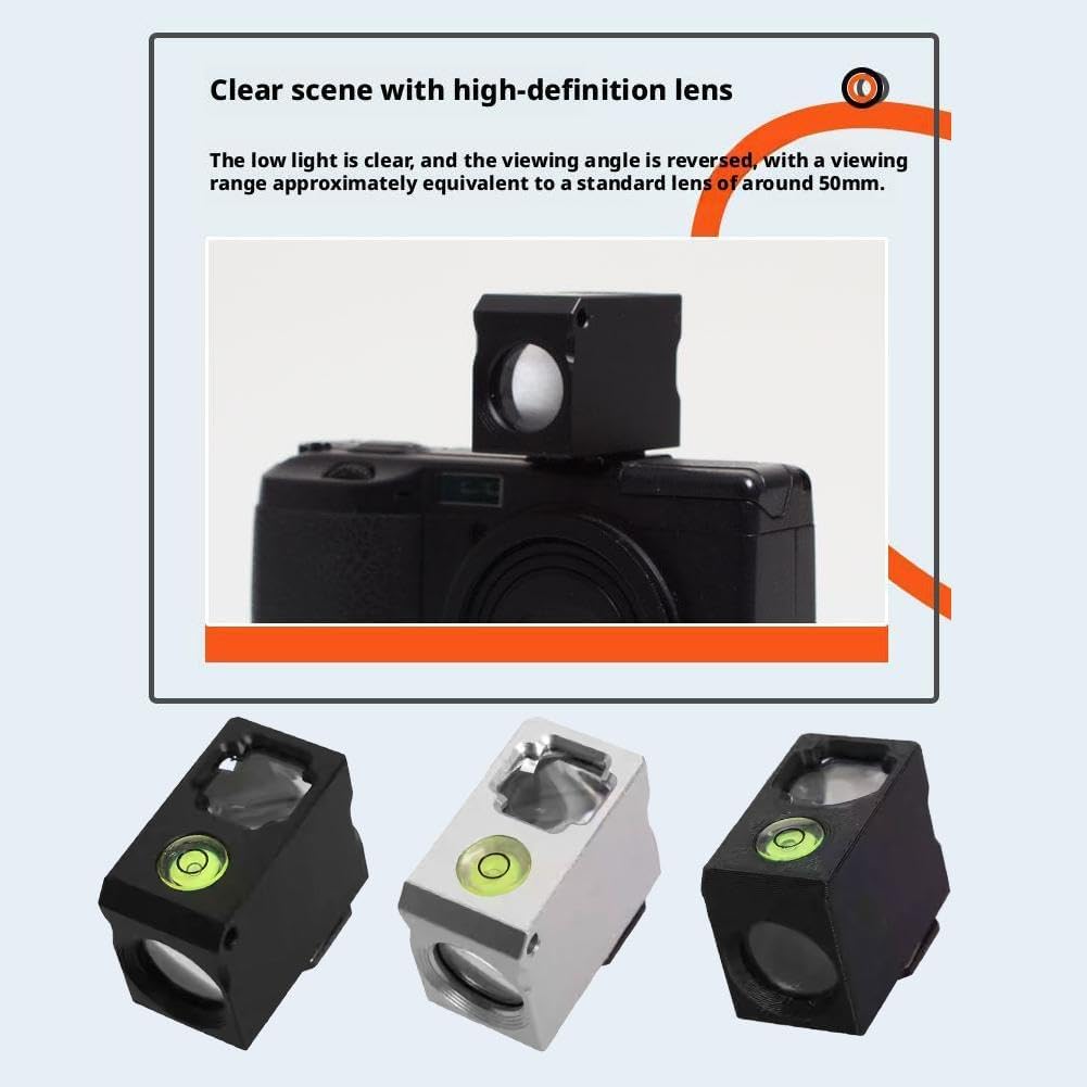 GINTBN 50mm Waist Level Viewfinder,Retropia Optical Waist Level Viewfinder, Replacement Camera External Optical