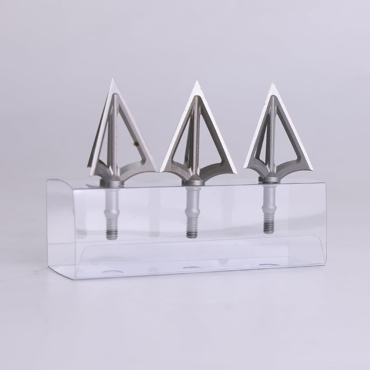 Moyujian 6 Packs of 100 Wide Heads, broadheads 100 Grain (100 Grain Silver)