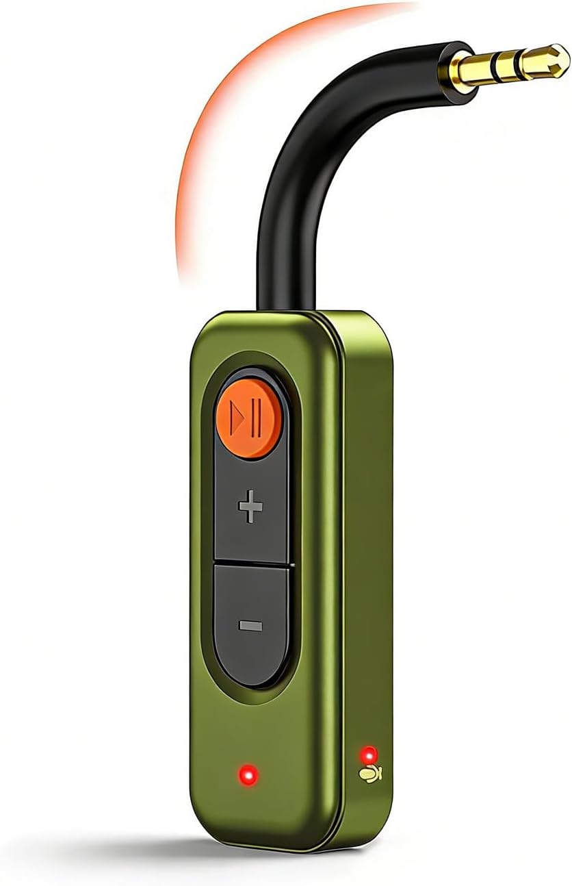 GLOBELEC 5.4 Receiver,3.5mm Bluetooth Audio AUX Wireless Audio Adapter,Bluetooth Receiver for Car,Home