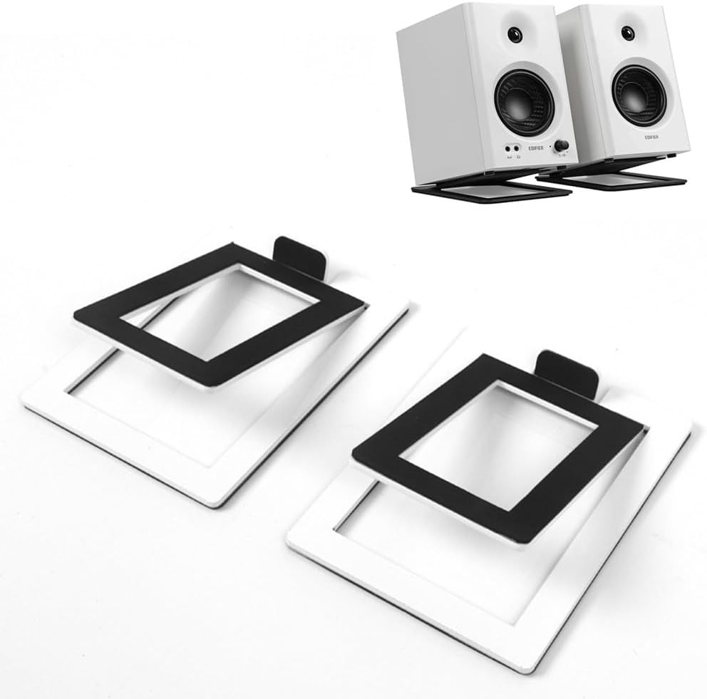 Generic Desktop Sound Stand Base Carbon Steel Material Shock Absorption and Improved Sound Quality Speaker Bracket