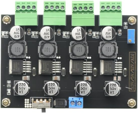 GODIYMODULES LM2596 3.3V/5V/12V/ADJ Multi Channel Switching Power Supply Adjustable Voltage Output Power Supply Module