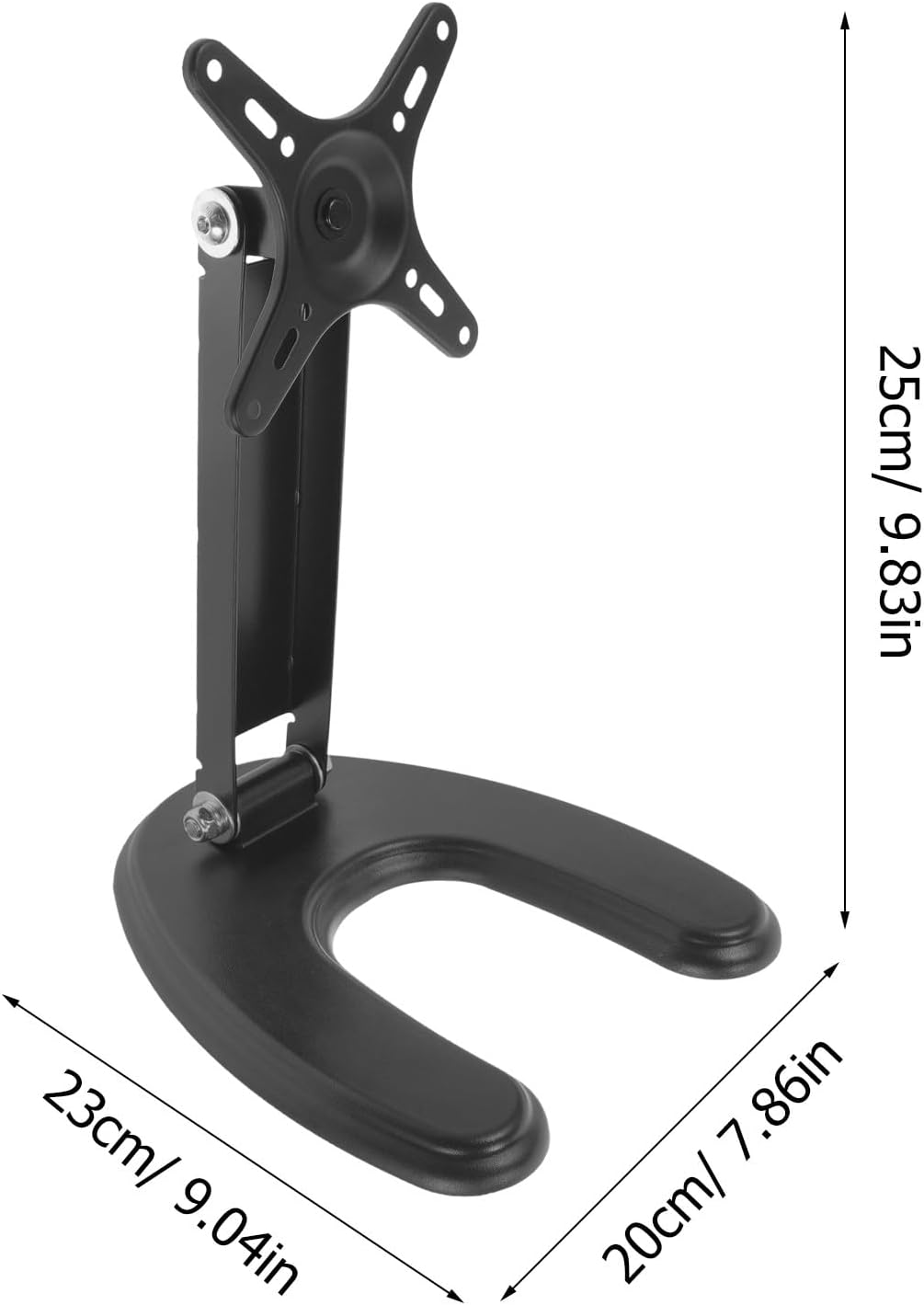 GLEAVI 14-27 Inch Universal Tv Stand Mount Bracket for LCD LED Tvs Plastic Base with No-Drill Tabletop Support