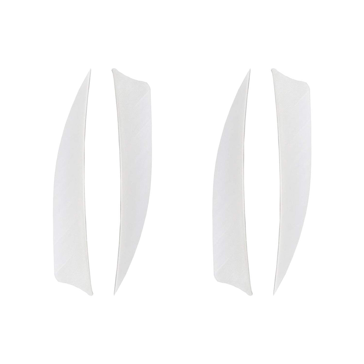 Zhan Yi Archery Fletchings Real Turkey Shield Feathers 4 inch Full Length 50 Pack Glued Right Wing for Arrows DIY