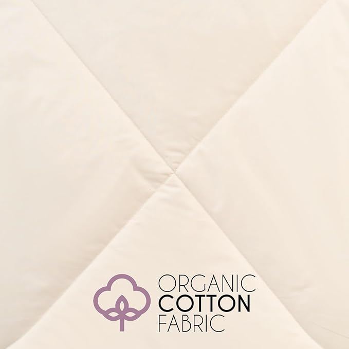 Queen Extra Warm 100% Fine Alpaca Duvet - Premium Cotton Cover, 6,66 lb Filling, Ideal for Winter, Breathable & Temperature-Regulating, 92 x 94 inches