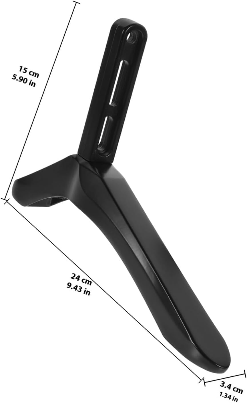 ULTECHNOVO Tv Stand Replacement Base Pedestal Feet Tabletop Bracket with Screws Black Tv Holder Support for Living Room