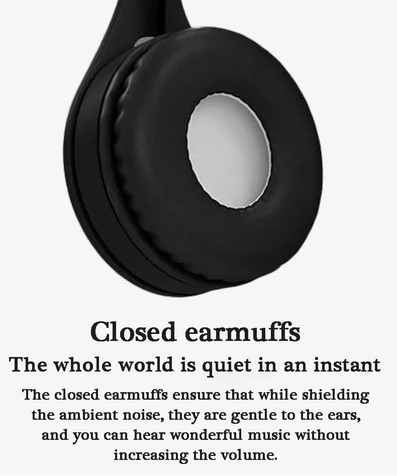 Generic Upgraded Hybrid Noise Cancelling Headphones with Transparent Modes Wireless Bluetooth with Mic Deep Bass