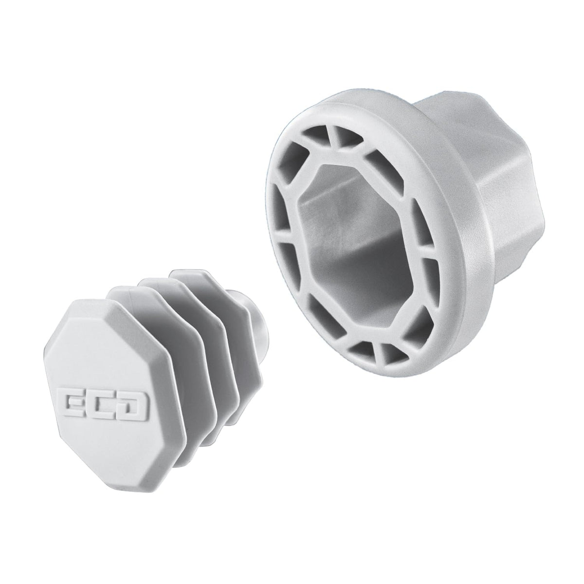 ECD Lacrosse Sliding End Cap (White)
