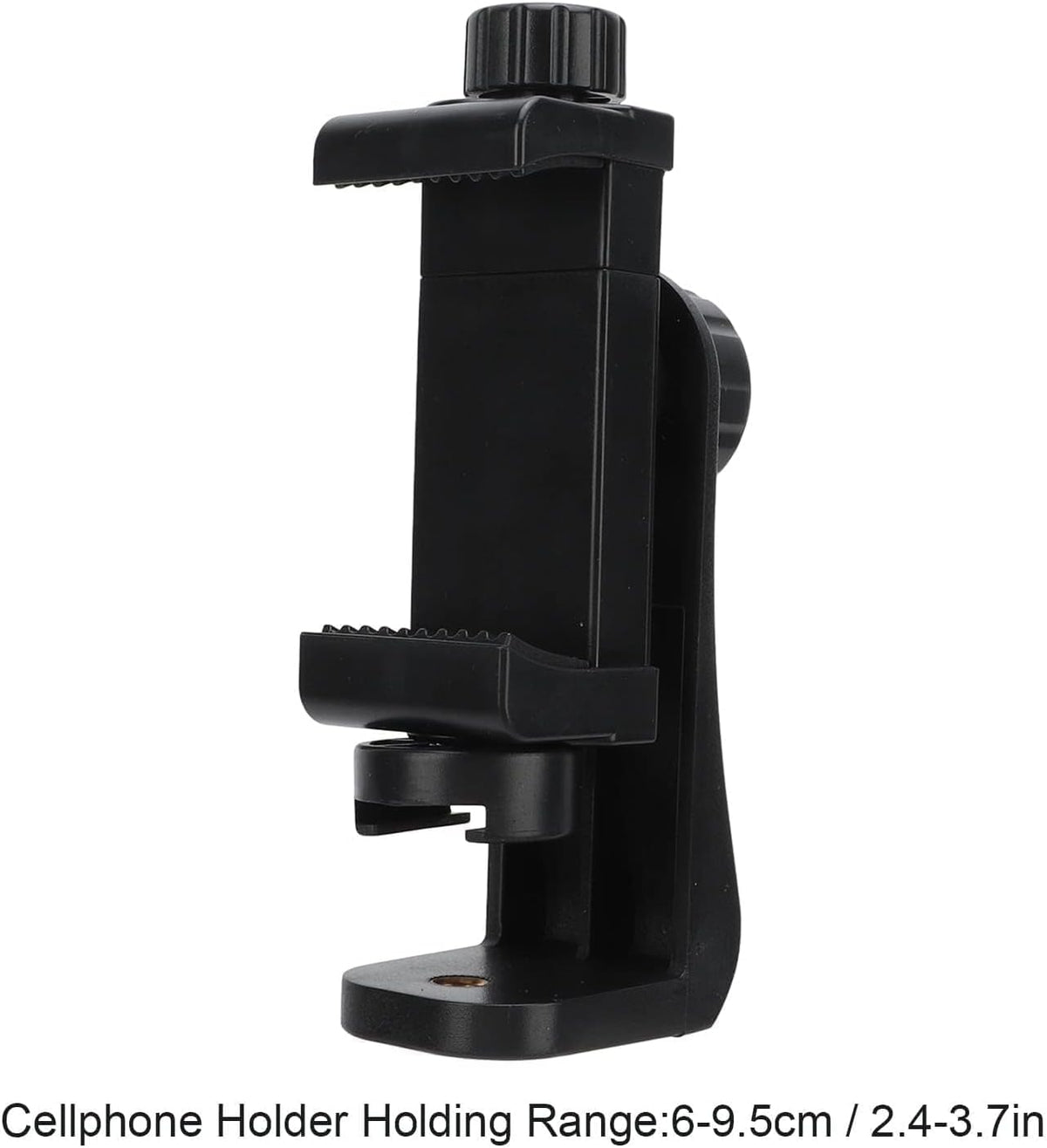 Cyrank 360 Tripod Phone Mount Holder Head Standard Screw Adapter Degree Rotatable Digtal Camera Bracket for Most