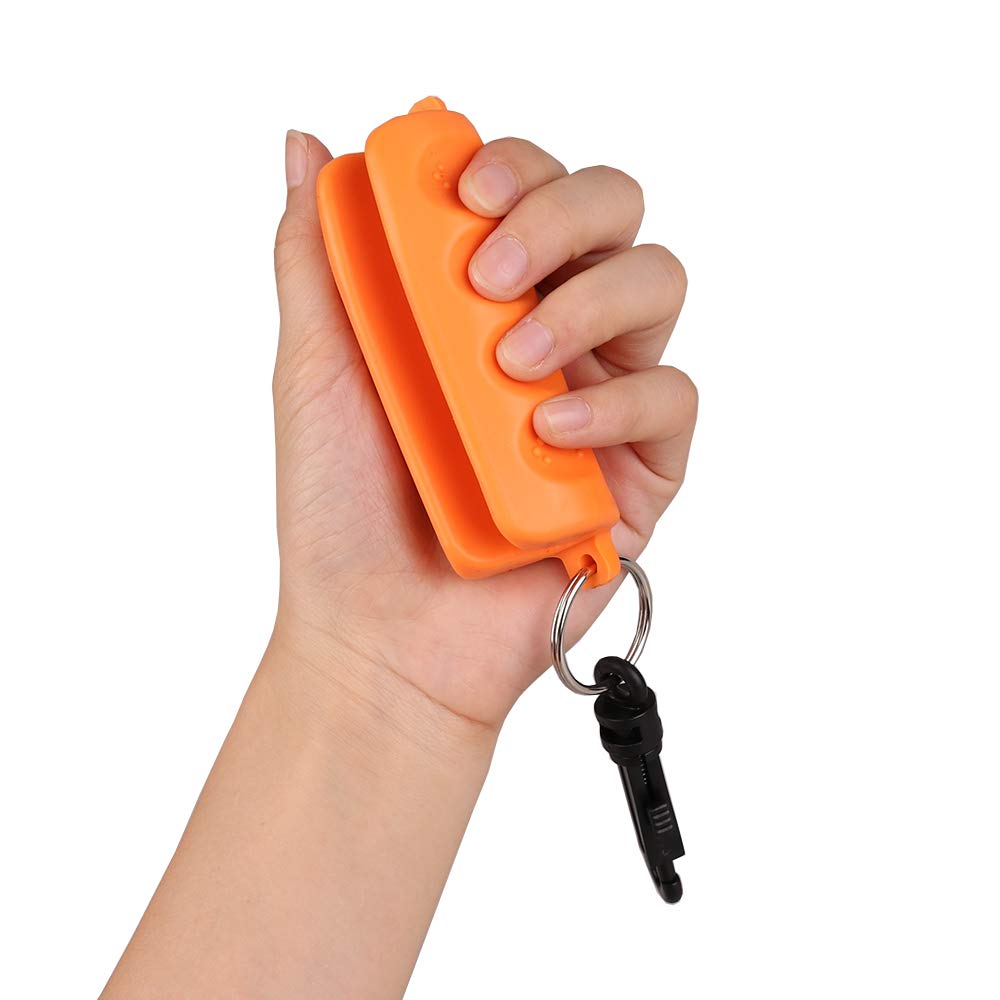 KRATARC Archery Arrow Puller Target Remover Gripper with Belt Clip (Orange-2pcs)