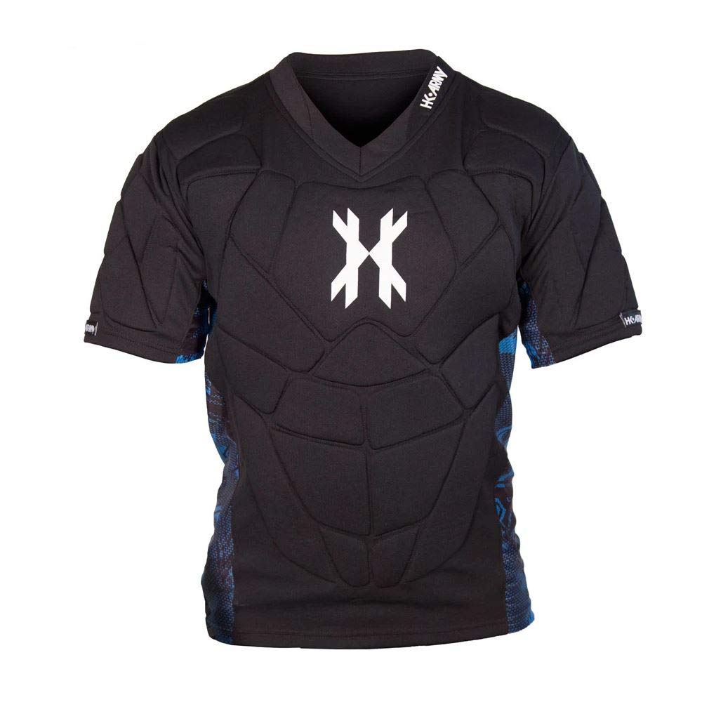 HK Army Crash Chest Protector - High-Impact Protective Gear for Paintball & Airsoft - Lightweight Safety Armor Vest - Black, Size XL/XXL