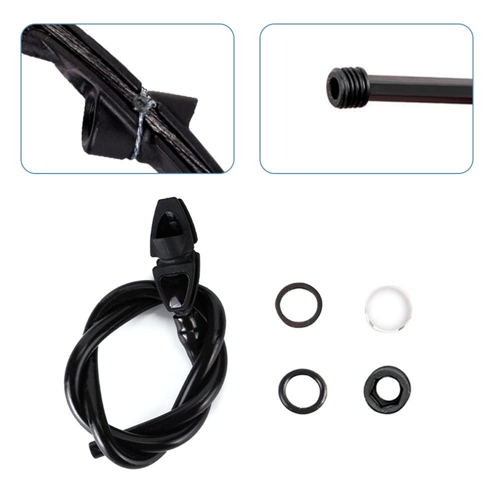 Bow Peep Sight Kit, Tube Peep Sight 6X/8X Clarifier Archery Accessories for Compound Bow