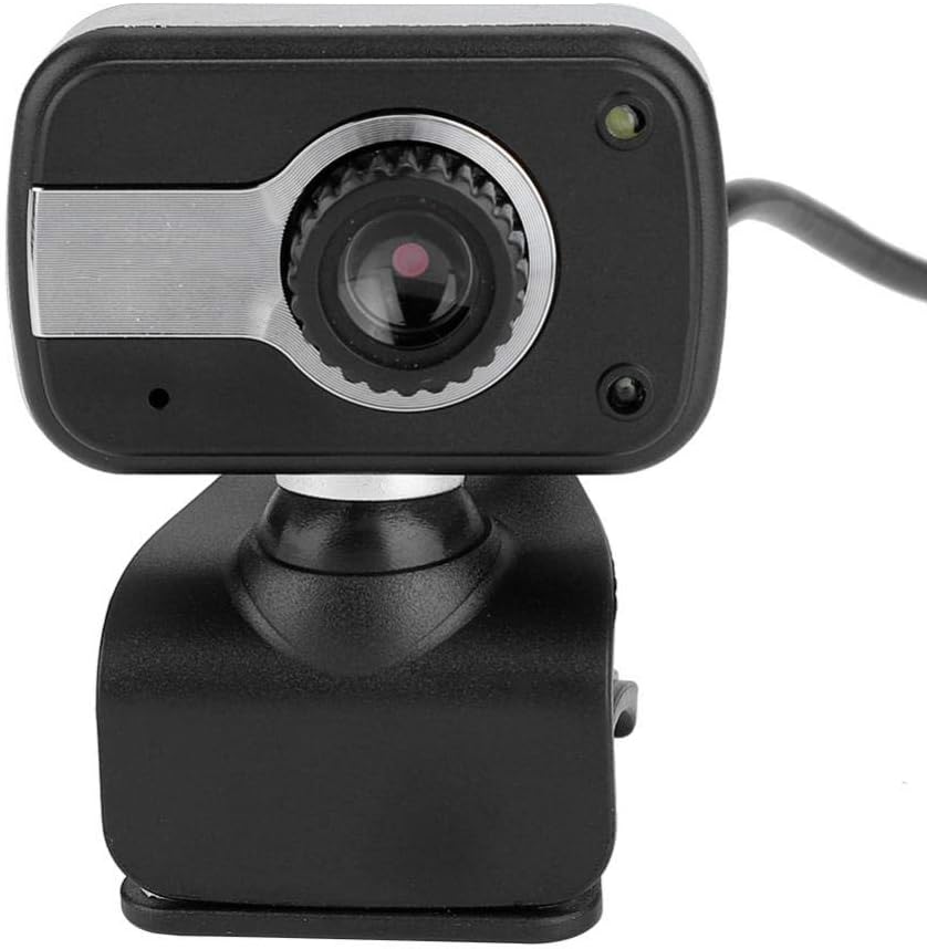 GLOGLOW 4K 640 480 Webcam for PC Desktop Laptop with Microphone, x USB Computer Camera, Plug & Play, Privacy Cover