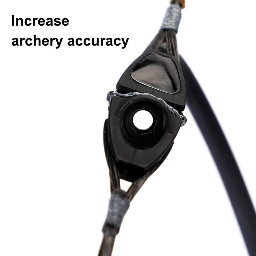 Bow Peep Sight Kit, Tube Peep Sight 6X/8X Clarifier Archery Accessories for Compound Bow