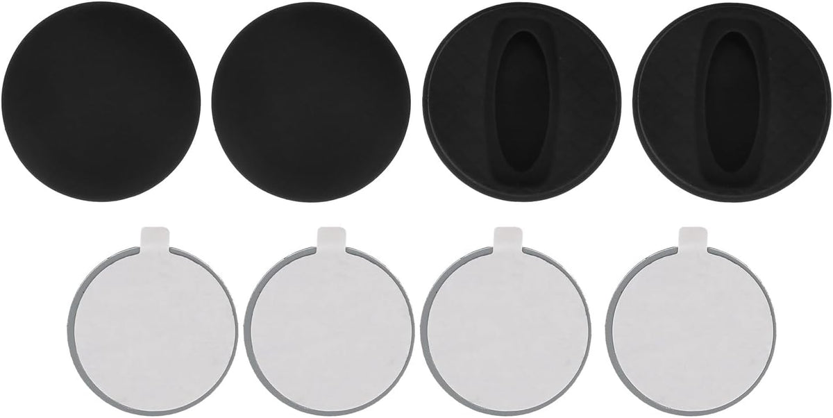 Goktvai 4pcs 8 Magnetic Holder Case for Airtag, Secure Anti-Loss Tracking Silicone Protective Cover with Strong Magnet