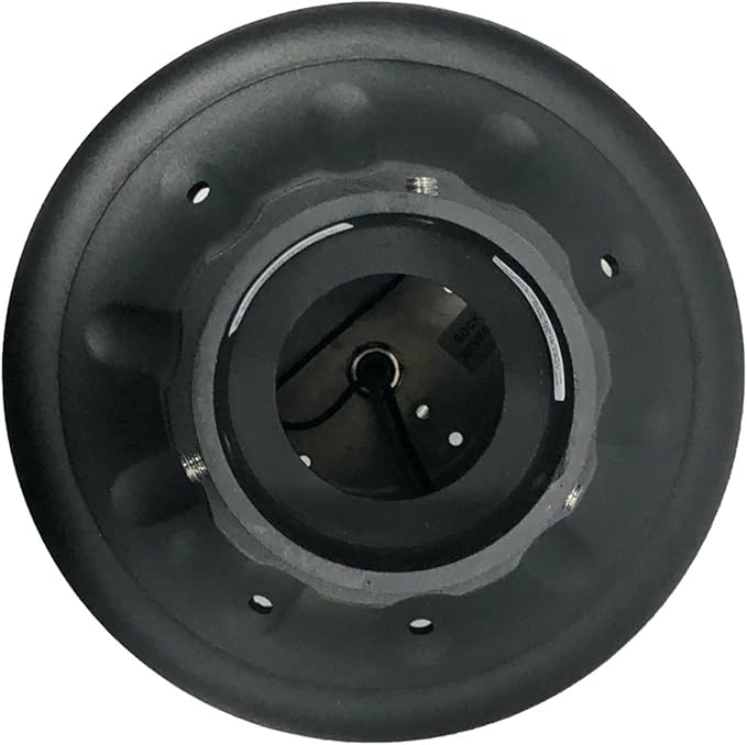 KASTLITE Premium Lamp Post Globe Combo Lighting Fixture | 16" Clear Lens with Black Aluminum Heavy Duty Fitter for 3" Diameter Posts (Post Not Included) | Comes with Adjustable LED Bulb