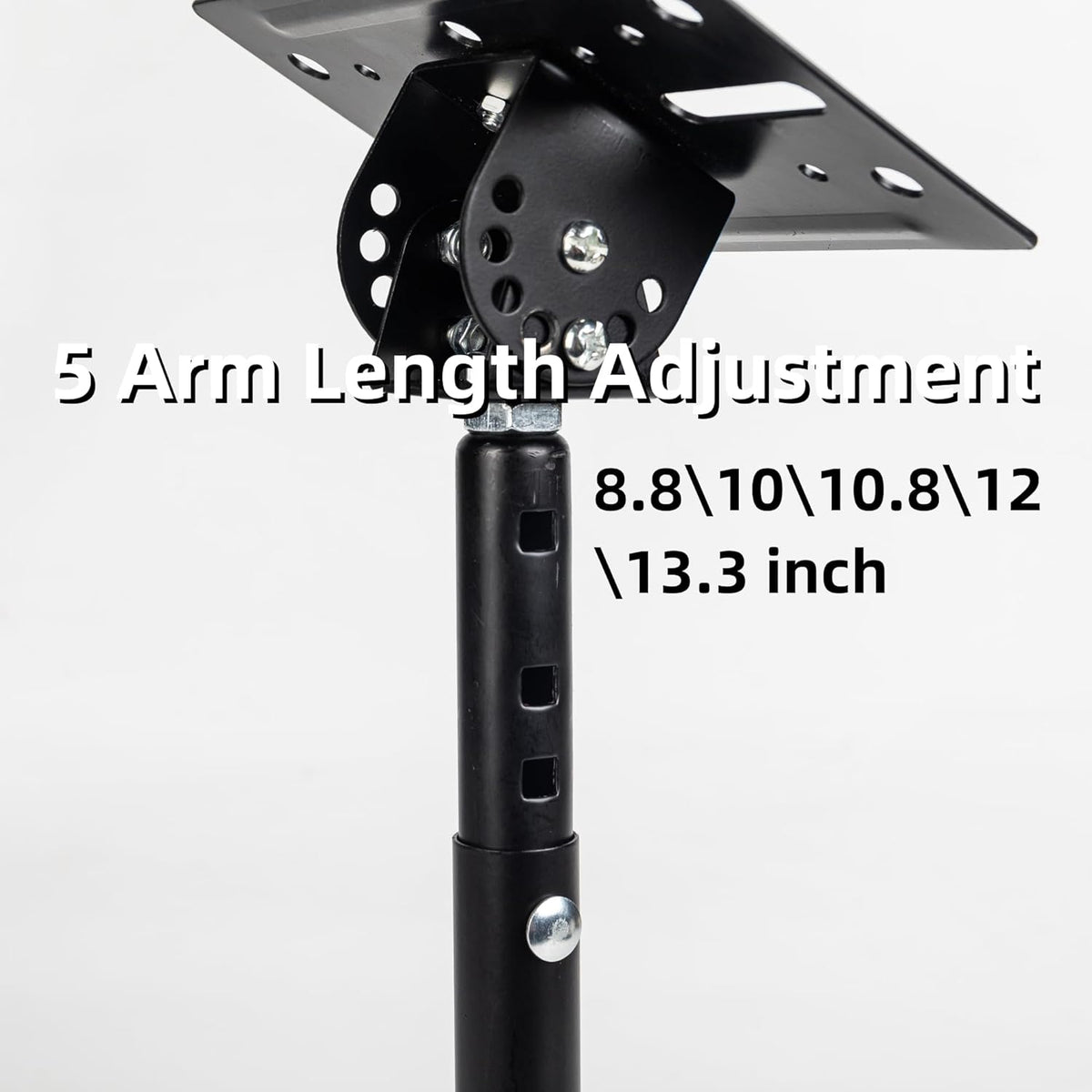 ZSHIGANMA 80lb,Heavy Universal Speaker Wall Ceiling Mounts Support up to Duty Dual Black Bookshelf Speaker Mounting