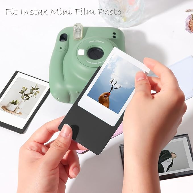 Orga'Neat 2x3 Magnetic Photo Frame Refrigerator for Fujifilm Instax Mini Instant Film, Magnet Picture Frames for Fridge Small Picture Holder for 8.6cm*5.4cm Picture -15 Pack