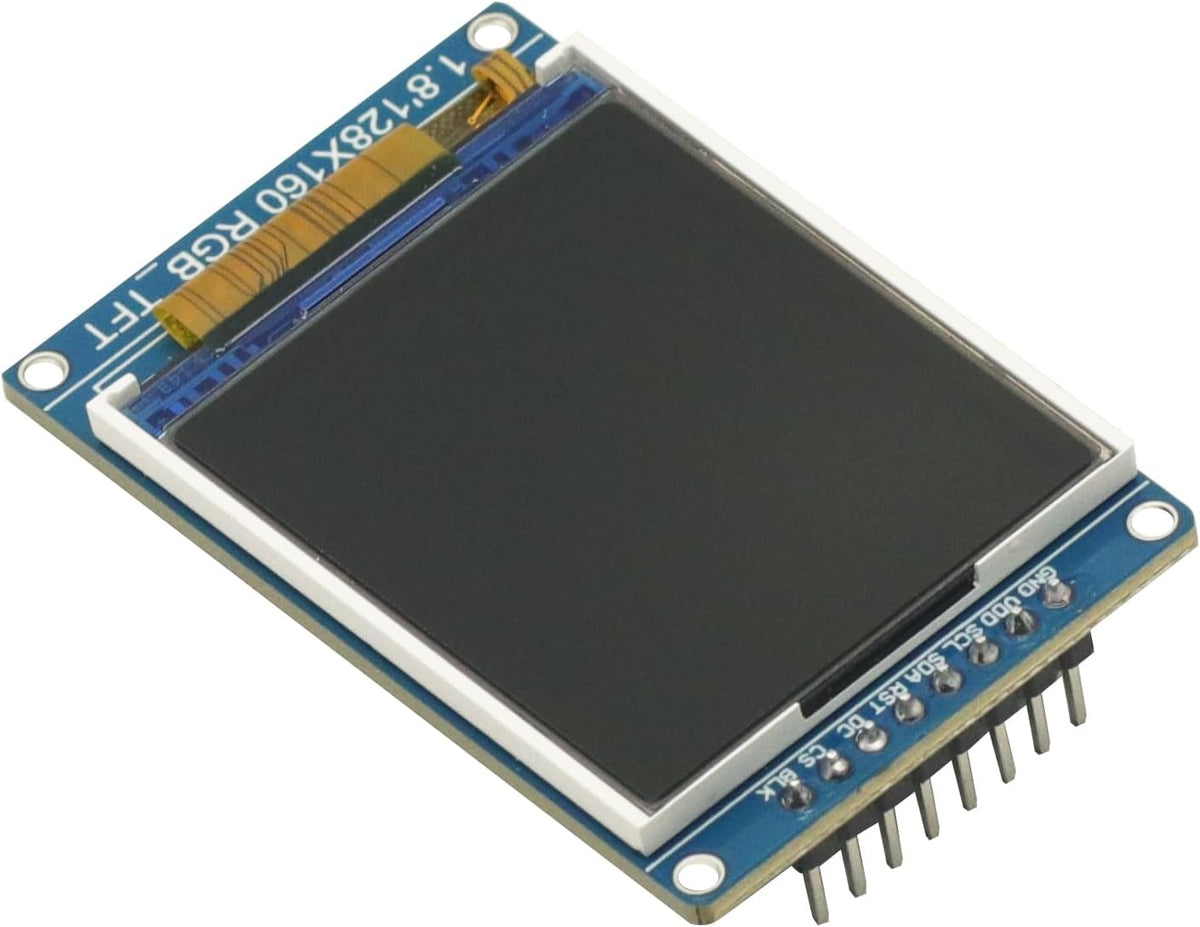 GODIYMODULES 1.8 inch 128x160 ST7735S 3.3V Full Color SPI Full Color TFT LCD Display Module Replace OLED Power Supply