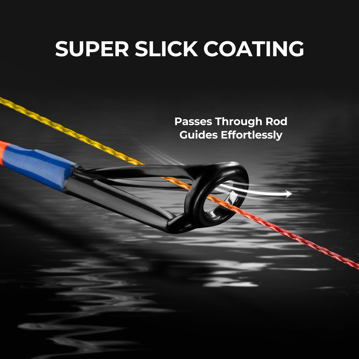 KastKing Superpower Braided Fishing Line, Orange Camo, 50LB, 150 Yds