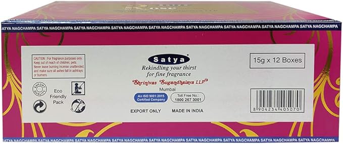 Natural Rose Incense Sticks and Incense Stick Holder Bundle Insence Satya