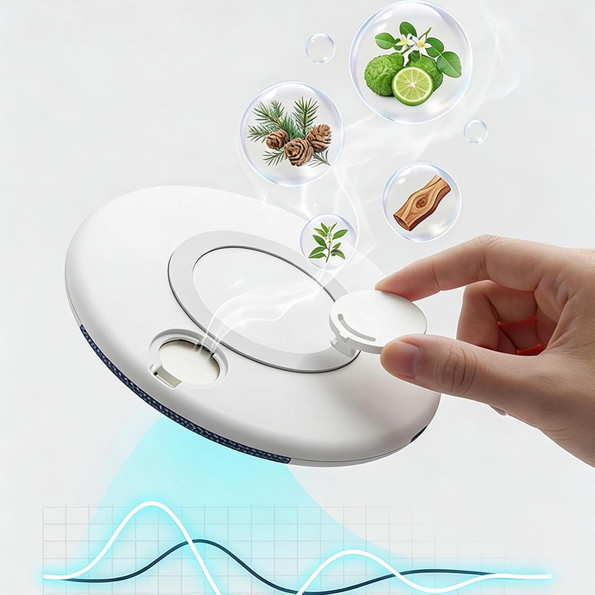 Generic Pillow Speaker | Wireless Sound Machine - Thin Speaker with White Noise | for Home Bedroom Dorm Hotel Work