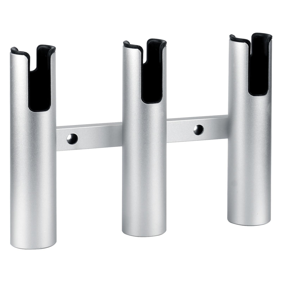 Marinebaby Fishing Boat Rod Holder Aluminum,3 Link Tube Aluminum Rod Rack, Suit Boats & Yacht
