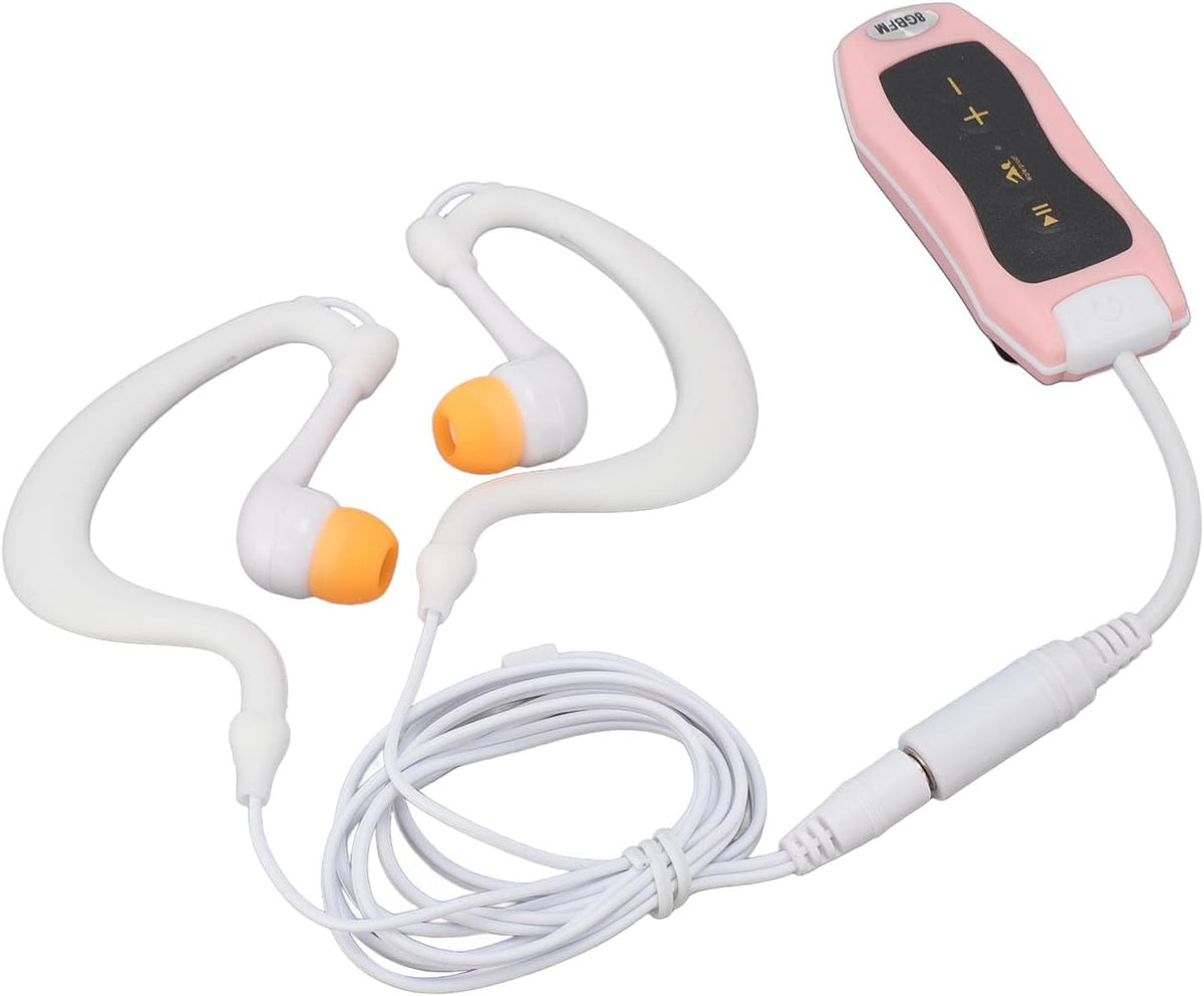 GLOGLOW MP3 Swimming, 8GB Swimming, 8GB Nan Player for Running, Durable Design, Long Battery Life, Storage for Running