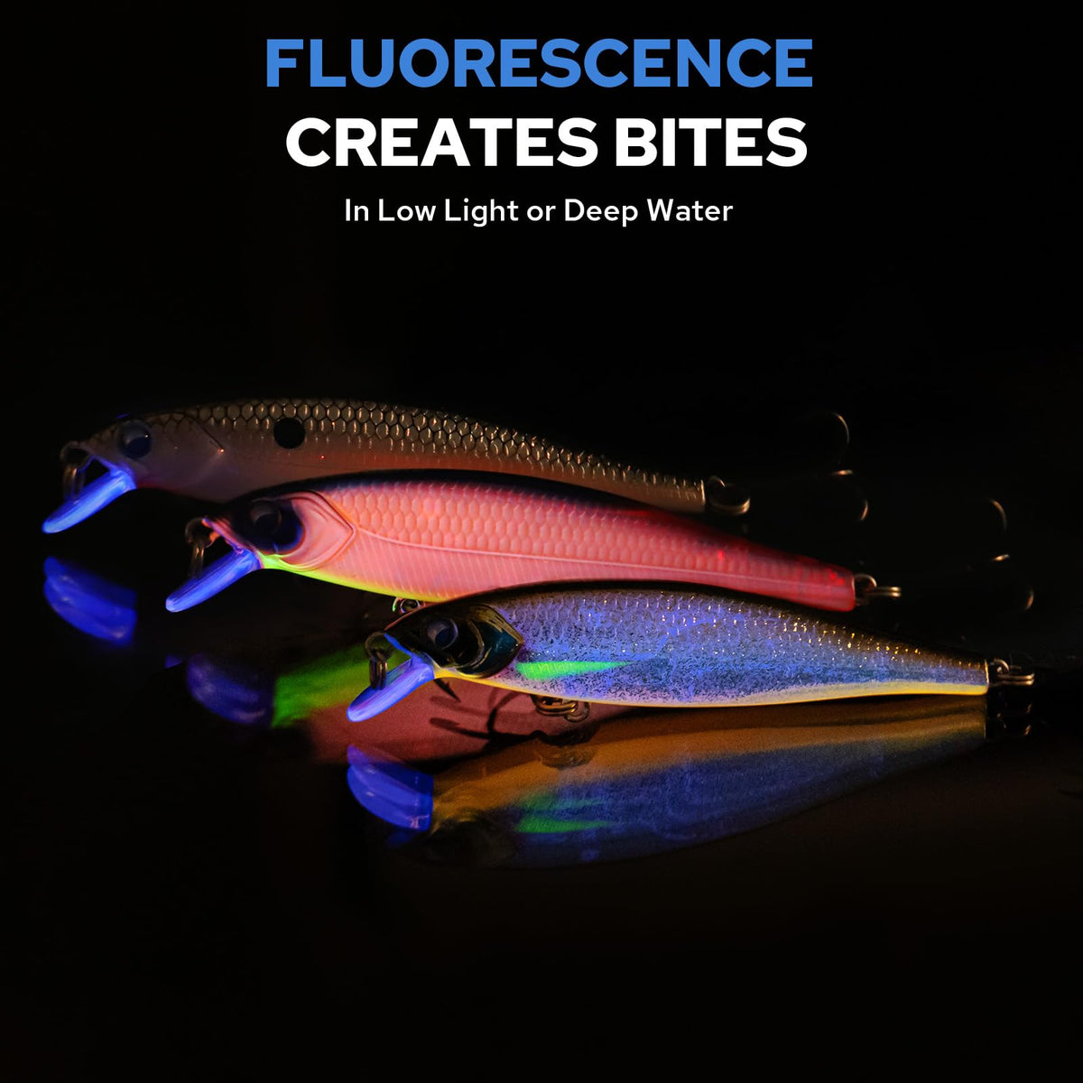 TRUSCEND Suspending Jerkbait Fishing Lures, Precision-Engineered Minnow with Sound, Flash & Irresistible Action, Cast Farther, Glow Brighter and Rattle Louder Jerkbaits for Bass Walleye Pike Catfish